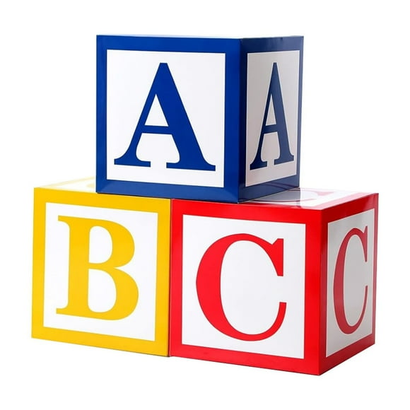 Special Event Dresses Women Graduation Homecoming Party Colorful ABC Letters Paper Box Decoration Indoor Event Party Props Supplies