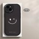 thumbnail image 5 of Funda de cuero minimalista con sonrisa para iPhone, carcasa inferior a prueba de golpes para modelos 13 Pro Max Mini, 12, 11, 14, 15 Pro, X, XS, XR, 7, 8, 14, 15 Plus, SE2020, 5 of 5