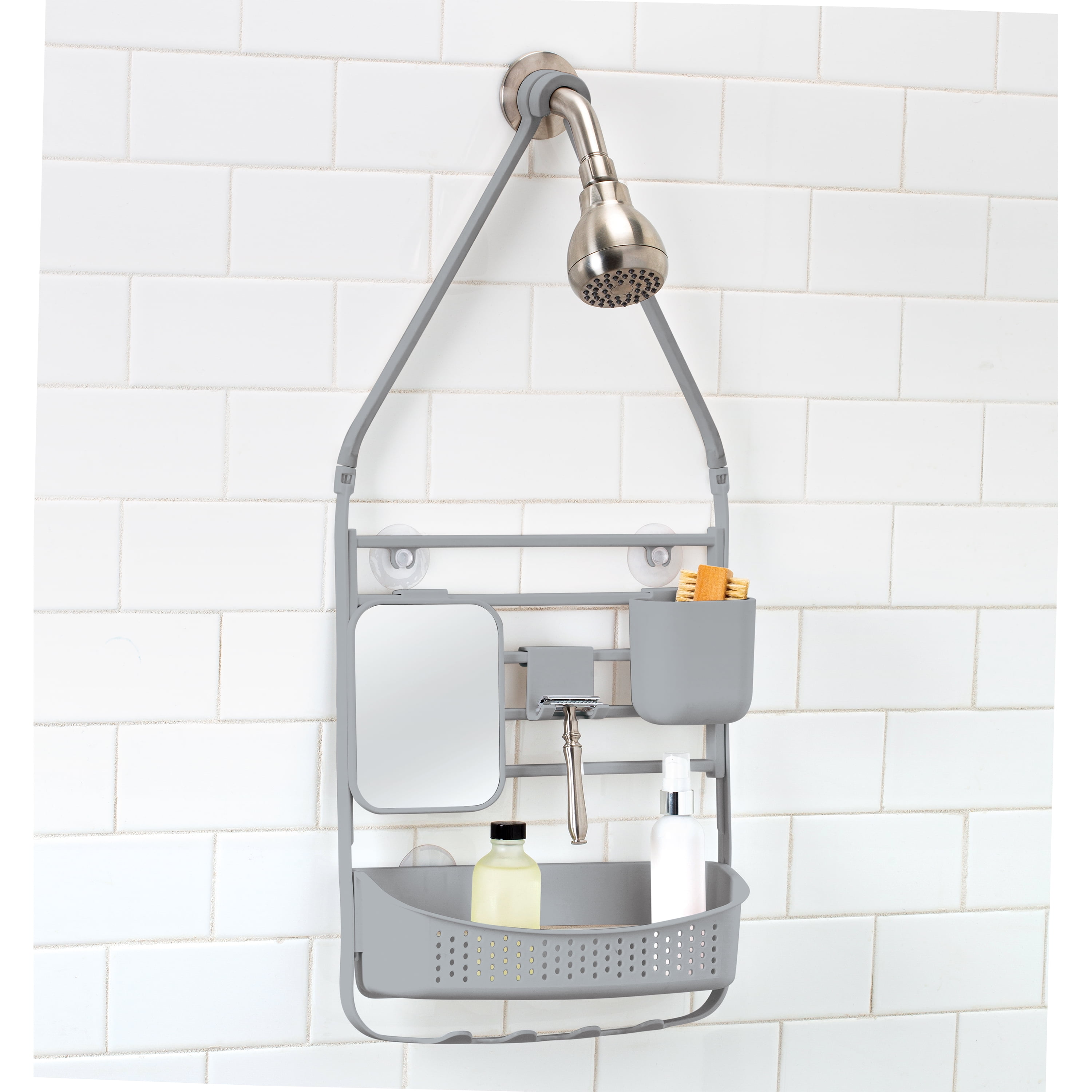 Have A Question About Bath Bliss 4 Tier Tension Corner Shower Organizer Caddy In