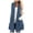 C-Blue237, variant on DHFJKG Womens Mediun Length Fuzzy Vest Cardigan Sleeveless Open Front Fluffly Shaggy Vest Jacket Long Coat Solid Color With Pockets Versatile Outerwear