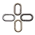 thumbnail image 4 of 1/2/4/5pcs Zinc Alloy Plated Accessories Camping Hiking Outdoor Carabiner Handbags Clips Spring Oval Rings Bag Belt Buckles SILVER 1PC, 4 of 8