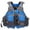 Blue, variant on ZHaobin Outdoor Breathable Padded Fishing Life Vest 209lb Bearing Life Safety Jacket Swimming Sailing Waistcoat Vest Floatation (Grey unpadded)