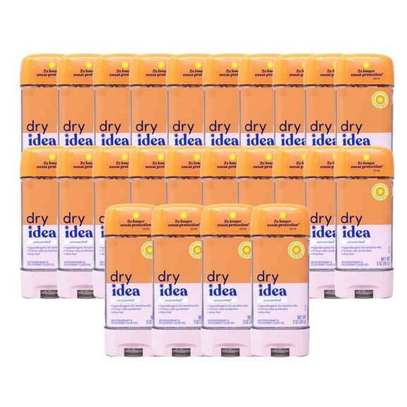 Dry Idea Gel Deodorant & Antiperspirant (Pack of 24)