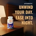 thumbnail image 4 of Vitamatic Advanced Sleep Aid with Melatonin - 120 Vegetable Capsules - Made with B6, Magnesium, L-Theanine, L-Tryptophan, 5-HTP, GABA, Valerian, Chamomile, Passion Flower, Ashwagandha & Black Pepper, 4 of 10