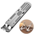 thumbnail image 1 of Riwcyla Alliage d'Aluminium 10, Dissipation de Chaleur Réglable à Niveau, Charge Stable, Support de Bureau Portable Léger et Résistant, Parfait pour un Usage Quotidien, les Activités de Plein Air, les Voyages et les occasions Décontractées, 1 of 6
