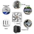 thumbnail image 4 of FSLiving 4.7" Mini Smart Fan USB-Powered Fan Remote Control Fan Small Room Air Circulator Fan for Pet,Silent and Portable,Transparent - 1 Pack, 4 of 6