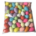 thumbnail image 2 of 50 Uds huevos falsos de Pascua decoración de de fiesta de plástico huevo jardín de infantes accesorios de pintura DIY blanco con cuerda Kits de decoración para fiestas Vistoso sin cuerda Billuyoard HA003690-05, 2 of 6