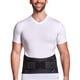 thumbnail image 3 of Corrector de postura y soporte lumbar ajustable de grado profesional de Tommie Copper. Correas flexibles y transpirables para soporte lumbar, postura y soporte muscular. Unisex, negro. Talla L/XL., 3 of 5