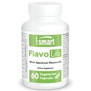 Supersmart - FlavoLife (Flavonoid Complex Supplement) - with Luteolin, Myricetin, Fisetin, Rutin, Quercetin, EGCG, Apigenin, Hesperidin - Antioxidant | Non-GMO & Gluten Free - 60 Vegetarian Capsules