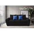 thumbnail image 1 of Sofa EL BAZAR STORE Islandia Lino Negro 3 plazas Modular Moderno Sala, 1 of 4