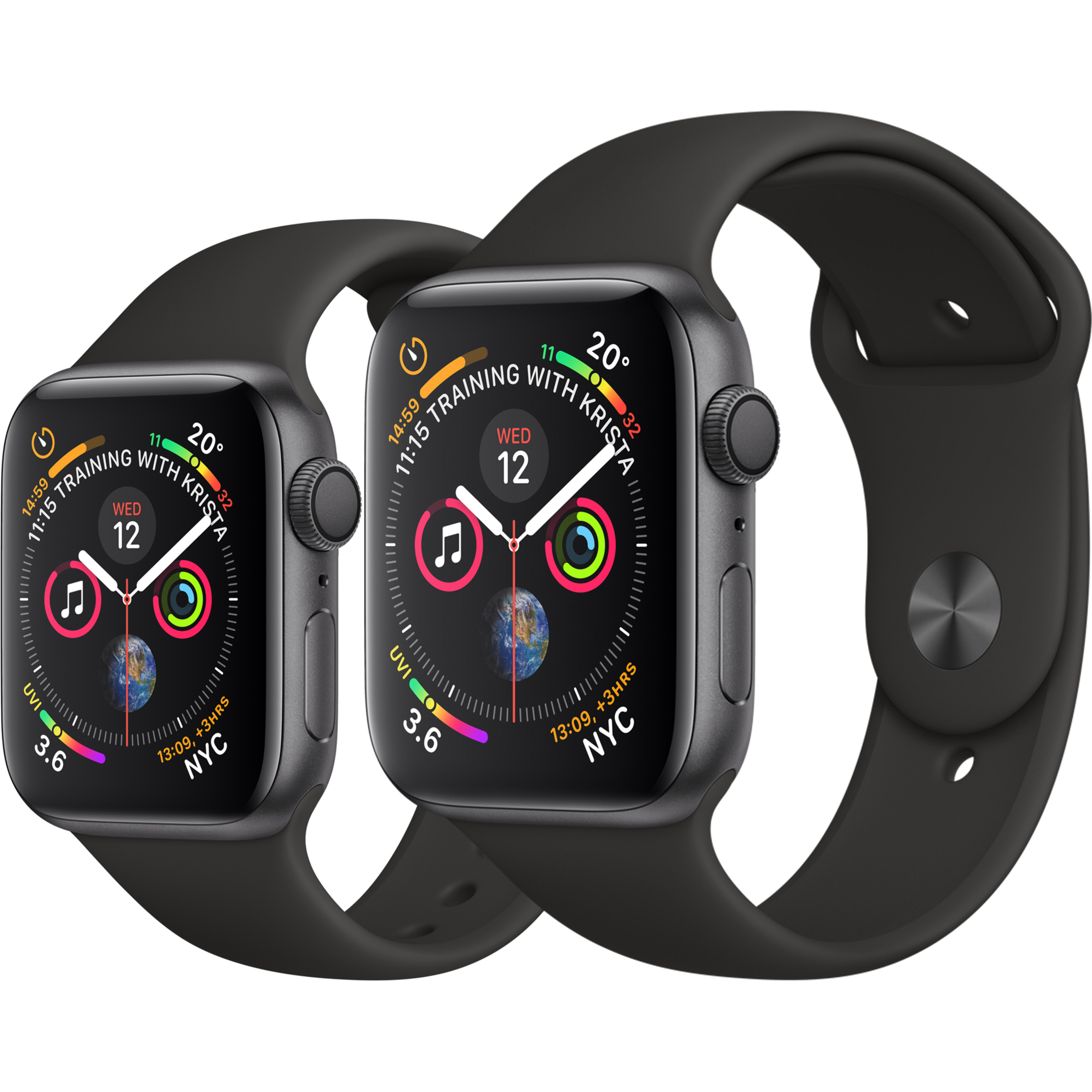 Restored Apple Watch Series 4 GPS - 44mm - Sport Band - Aluminum Case (Refurbished) - image 2 of 6