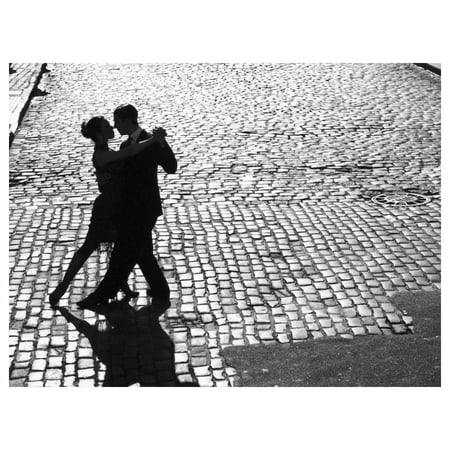 Global Gallery's 'Dancers performing the Tango' By Anonymous Unframed Giclee on Paper (Best Argentine Tango Dancers)