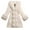 White, variant on Women's Elegant Solid Color Outerwear Long Big Fur Collar Faux Fur Jacket Casual Lapel Collar Long Sleeve Open Front Winter Shaggy Cardigan Winter Coats Fuzzy Overcoat