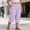 Purple, variant on BUIGTTKLOP Plus Size Capri Pants for Women Somcked High Waisted Cropped Lounge Pants Straight Wide Leg Loose Fitted Capris