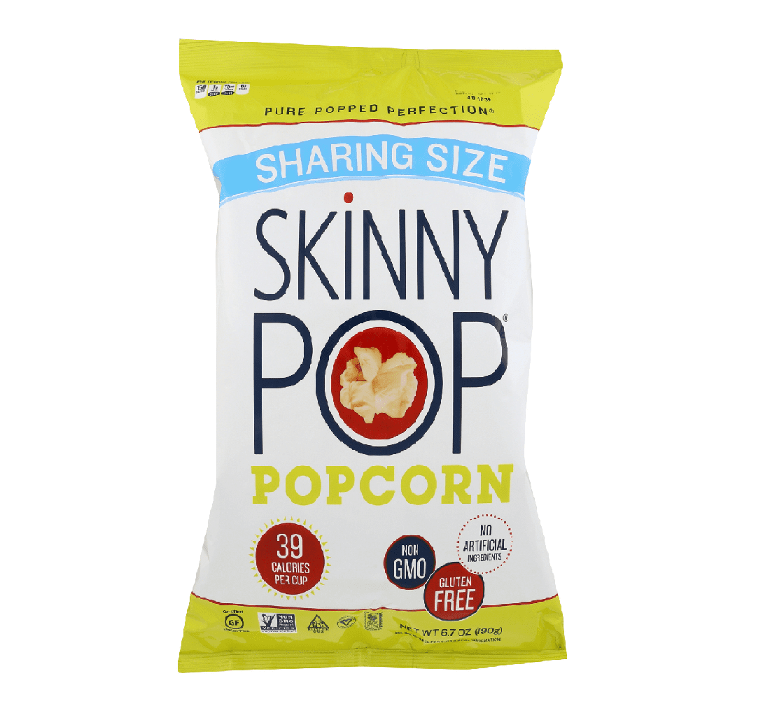 Skinny Pop PopCorn Sharing Size, 6.7OZ (Pack of 6)