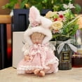 thumbnail image 3 of Muñeca Reborn Cloveray Dreamy Girl de 30 cm con sombrero y vestido de conejo, 3 of 6