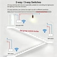 thumbnail image 7 of Melery Wifi Smart Life Tuya Light Wall Switch Interruptor Glass Touch Panel Wireless Voice Remote Control By Alexa Google Home, 7 of 7