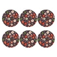 thumbnail image 2 of Balery 6 Pcs Winter Holiday Christmasleather Coasters Set, Drink Table Cup Coasters For Living Room Kitchen Coffee Decor, 2 of 9