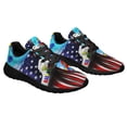 thumbnail image 6 of Autism Awareness American flag Shoes Sneakers for Women Men Black Size 4.5, 6 of 7