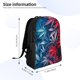 thumbnail image 4 of Balery Red And Blue Leaves Mochila - Mochila Estilosa y Duradera para Laptop de 15 Pulgadas con Tela Oxford Impermeable, 4 of 8