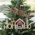 thumbnail image 4 of Letrero colgante navideño Letrero de madera para puerta Decoración navideña para pared de puerta Decoración para árbol de Navidad, 4 of 5