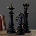 thumbnail image 5 of Nordic Resin International Chess Piece Sculpture Ornament Statue Home Art Decor Zekai, 5 of 5