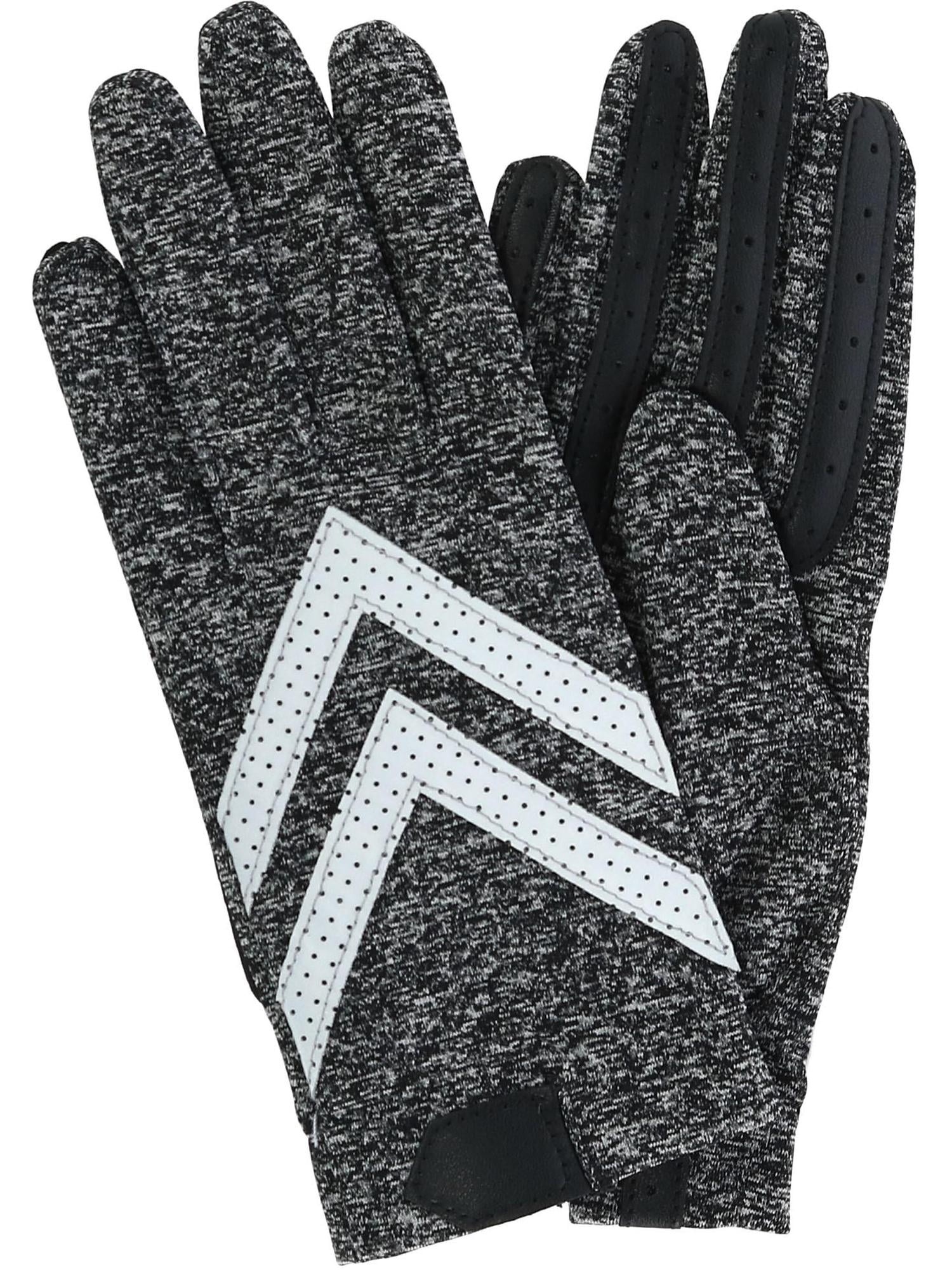Isotoner Unlined Touchscreen Leather Palm Driving Gloves (Women's