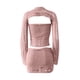 thumbnail image 5 of Conjunto de vestido sexy con top tubo y lentejuelas huecas para mujer - Conjunto de dos piezas, poliéster, ropa para discoteca y fiesta, S-XL, 5 of 5