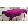 thumbnail image 1 of Ambesonne Hot Pink Tablecloth Rectangular Table Cover, Expressionism Inspired Art, 52"x70", Hot Pink Purple Plum, 1 of 3