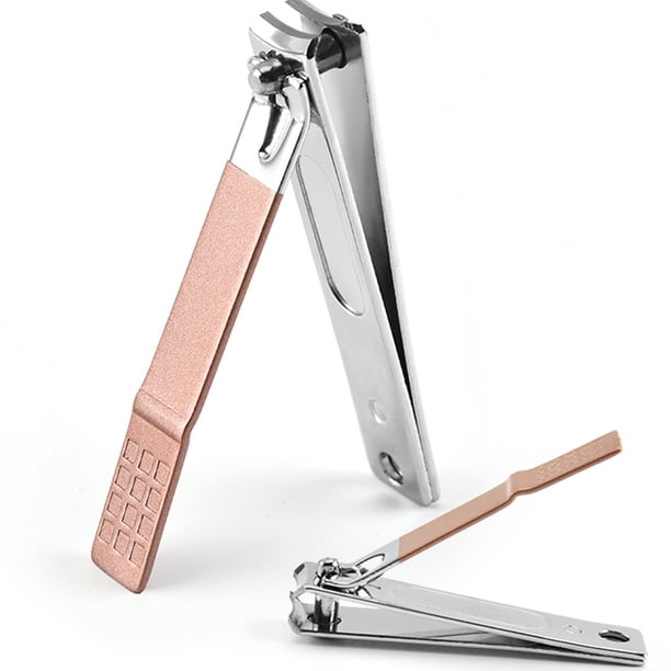 unbranded 18Ud De Cortauñas De Inoxidable Rosa Para Manicura Ergonómico Duradero