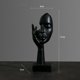 thumbnail image 5 of Estatua abstracta de resina nórdica, adornos de escritorio, escultura, figuritas, cara, personaje, luz, arte de lujo, artesanía, decoración del hogar y la Oficina, 5 of 5