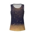 thumbnail image 4 of Gaeub Gold Black Glitter Women's Workout Tank Tops Lightweight Sleeveless Shirts for Women for Athletic Running Tennis Yoga - Large, 4 of 9