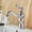 Chrome, variant on Antique Brass Bathroom Sink Faucet, 360° Swivel Bathroom Sink Faucet, Cold Hot Mixer Vintage Vanity Tap, Single Handle Bathroom Faucet, Chrome