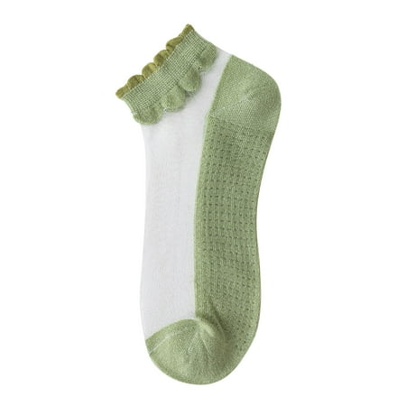 

JeashCHAT Fashion Women Mesh Ladies Breathability Patchwork Thin Socks Women’s Stockings