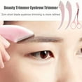 thumbnail image 5 of Eyebrow Trimmer Set, Curved Eyebrow Razor, Eyebrow Scissors With Comb, Convenient Easy Beauty Tools For Beginners, 5 of 8