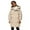 Beige, variant on Mercatoo Girls Long Winter Puffer Coats Quilted 𝗪aterproof Hooded down Jackets Kids Padded Insulated 𝗦now Ski Outwear Clothes