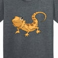 thumbnail image 4 of Inktastic Cute Smiling Bearded Dragon Youth T-Shirt, 4 of 5