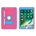 thumbnail image 2 of Dteck Rugged Case for Apple iPad 9th / 8th / 7th Gen, iPad 10.2 inch Case 2021/2020/2019, Hybrid Shockproof Armor 3-Layer Drop Protection Kids Protective Cover for 10.2" iPad Case,Rose/Blue, 2 of 6
