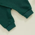 thumbnail image 4 of WIBACKER 0-6M Newborn Baby Boy Christmas Tree Romper Infant Girl Fall Winter Outfits Cotton Button Jumpsuits, 4 of 7