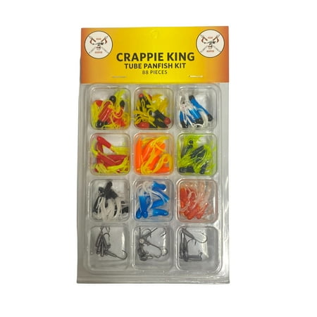 Headhunter Lures Tube Panfish Kit 88pc Lure Kits