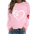 thumbnail image 1 of Birdeem Chandail à Col Rond Imprimé pour Femmes, Manches Longues, Blouse Confortable, 1 of 1