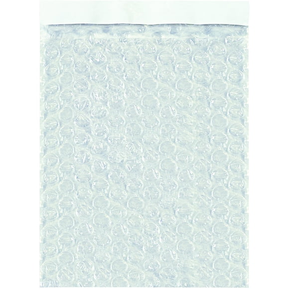 Ship Now Supply SNBOB310 Self-Seal Bubble Pouches, 3" x 10", 3" Width, 0.188" Height, 10" Length, Clear (Pack of 500)
