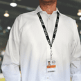 thumbnail image 5 of Staff Lanyard with Breakaway Clasp and Swivel Hook - Black Neck Strap with White Staff Letters - Clip to Badge Holder, Office Keys, Keychain, Event Pass I'd, School Name Card by Specialist ID, 5 of 6