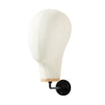 thumbnail image 3 of Manikin Head Hat Wig Exhibtion Stand Wall Mount Hat Hats Pieves Servody Canvas Hook de 15 cm, 3 of 8