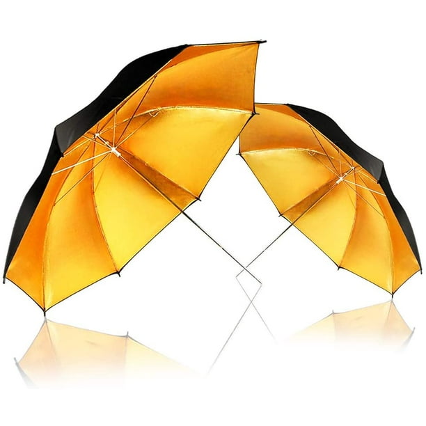 LimoStudio 2Pcs Photography Studio Double Layer Black Gold Photo