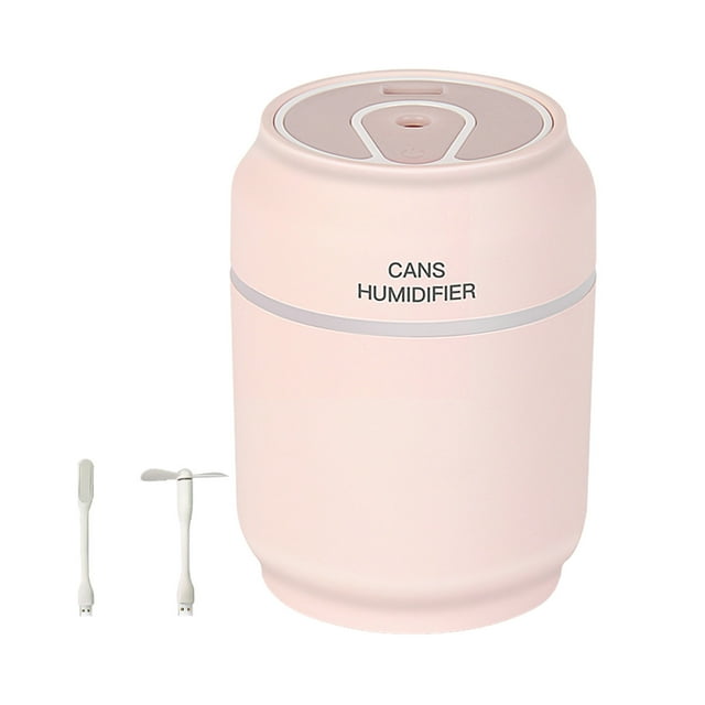 Mini Humidifier 3-in-1 Portable USB Humidifier With USB Fan, LED Light, Auto Shut Off Protection For Home, Office, Car, Yoga