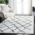 thumbnail image 1 of SAFAVIEH Berber Santana Geometric Shag Area Rug, 1 of 8