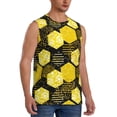 thumbnail image 2 of Disketp Geometric Pattern With Bee Sleeveless Tshirts For Men, Muscle Shirts For Men Dry Fit Tank Top-Xx-Large, 2 of 8
