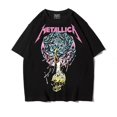 thumbnail image 2 of Camiseta de Heavy Metal para hombre y mujer, camisa de algodón con estampado Retro, estilo Rock Punk, música, moda de verano, novedad de 2023, envío gratis xuanjing unisex, 2 of 2
