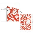thumbnail image 5 of "Scarlet Blooms II" Red Brush Floral Frameless Free Floating Reverse Printed Tempered Glass Wall Art, 5 of 11